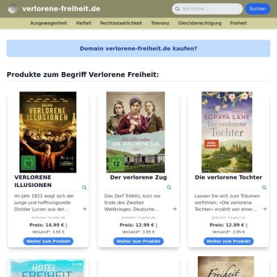 Screenshot verlorene-freiheit.de