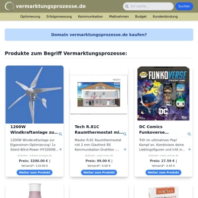 Screenshot vermarktungsprozesse.de