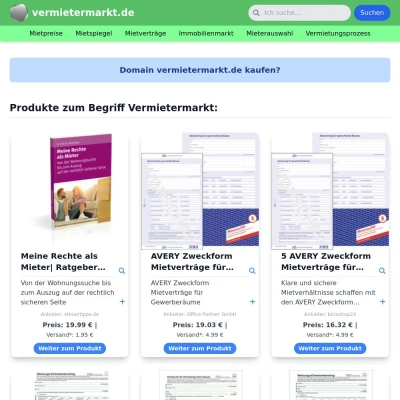 Screenshot vermietermarkt.de