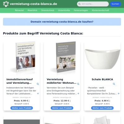 Screenshot vermietung-costa-blanca.de