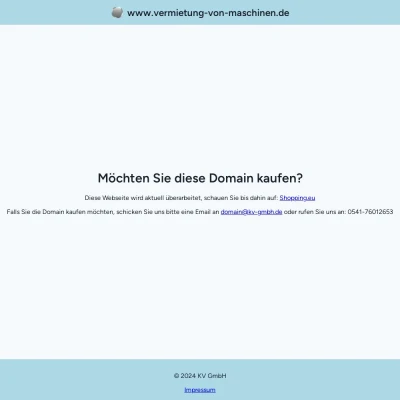 Screenshot vermietung-von-maschinen.de