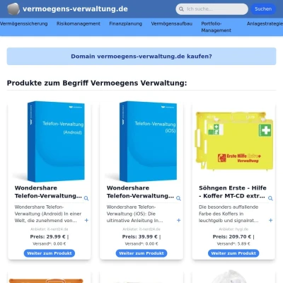 Screenshot vermoegens-verwaltung.de