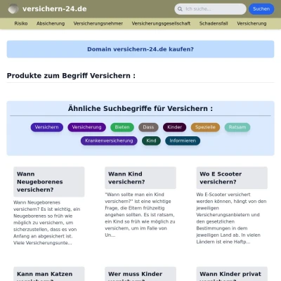 Screenshot versichern-24.de