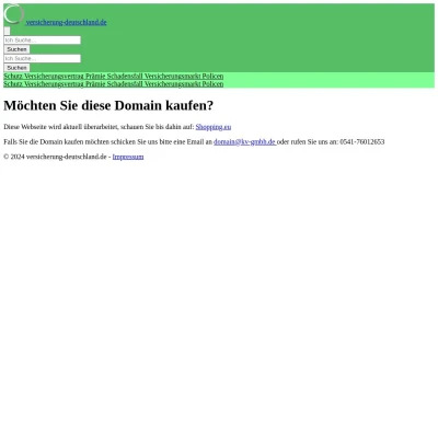 Screenshot versicherung-deutschland.de