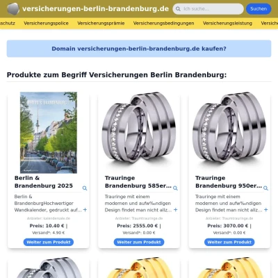 Screenshot versicherungen-berlin-brandenburg.de