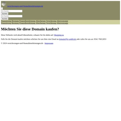 Screenshot versicherungen-und-finanzdienstleistungen.de