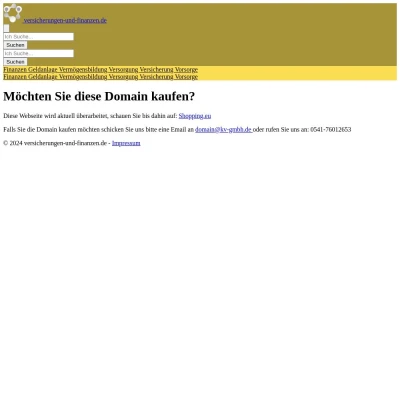 Screenshot versicherungen-und-finanzen.de