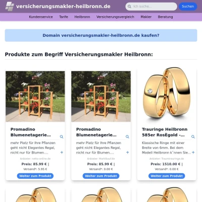 Screenshot versicherungsmakler-heilbronn.de