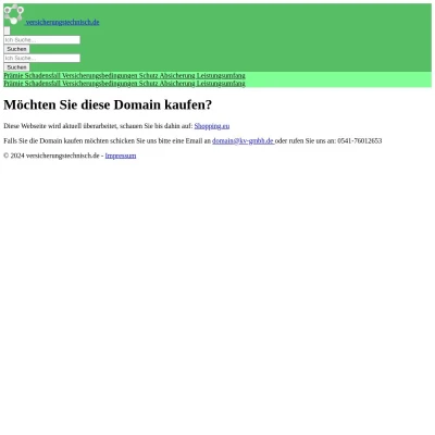 Screenshot versicherungstechnisch.de