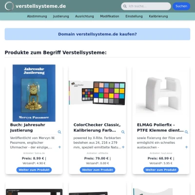 Screenshot verstellsysteme.de