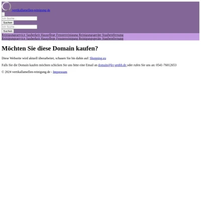 Screenshot vertikallamellen-reinigung.de