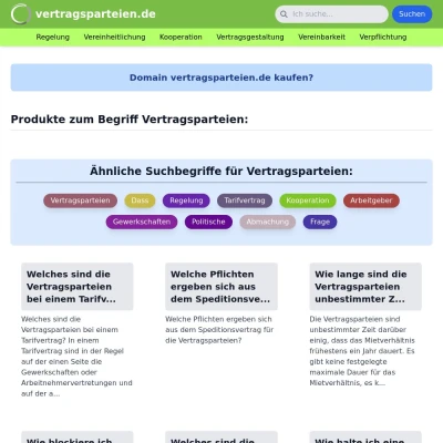 Screenshot vertragsparteien.de