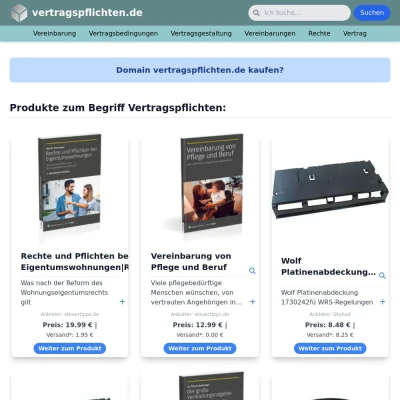 Screenshot vertragspflichten.de