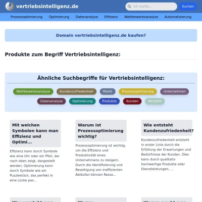 Screenshot vertriebsintelligenz.de