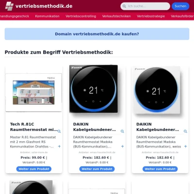 Screenshot vertriebsmethodik.de
