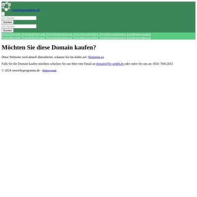 Screenshot vertriebsprogramm.de