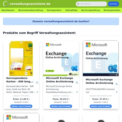 Screenshot verwaltungsassistent.de