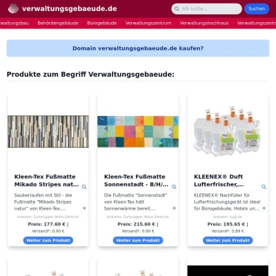 Screenshot verwaltungsgebaeude.de