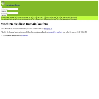 Screenshot verwaltungspolitik.de