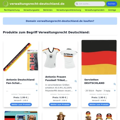 Screenshot verwaltungsrecht-deutschland.de