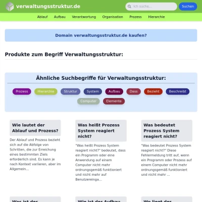 Screenshot verwaltungsstruktur.de