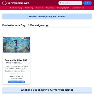 Screenshot verweigerung.de