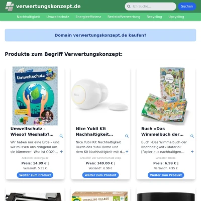 Screenshot verwertungskonzept.de