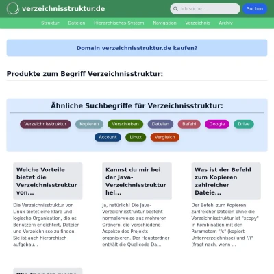 Screenshot verzeichnisstruktur.de