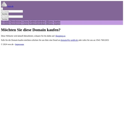 Screenshot vesx.de