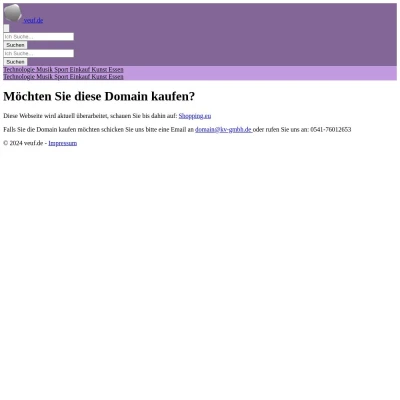 Screenshot veuf.de