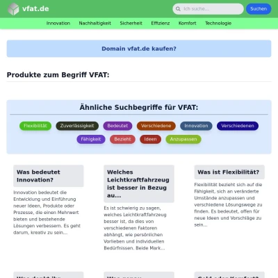 Screenshot vfat.de