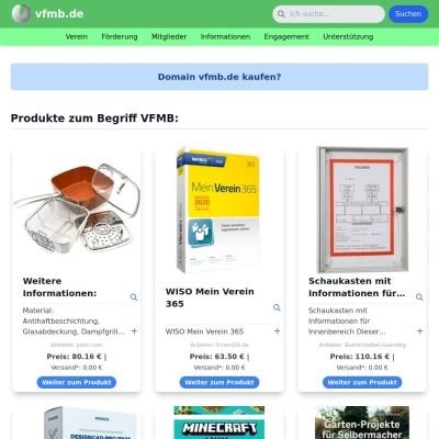 Screenshot vfmb.de