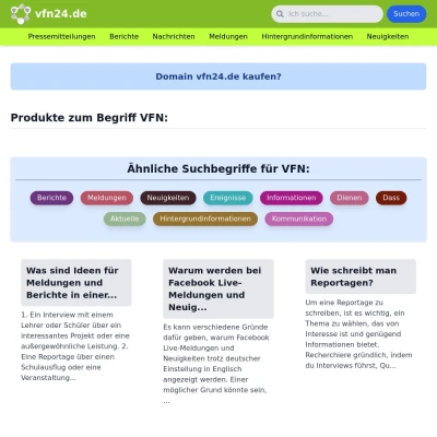 Screenshot vfn24.de