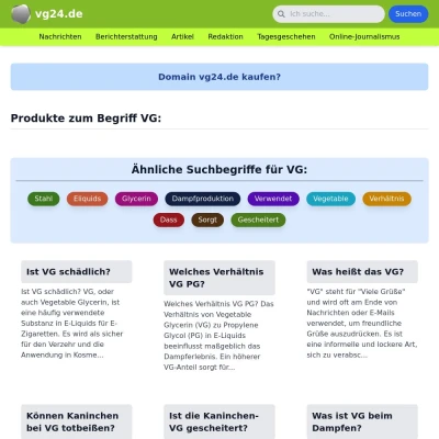 Screenshot vg24.de