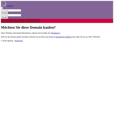 Screenshot vgmb.de