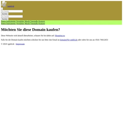 Screenshot vgmh.de