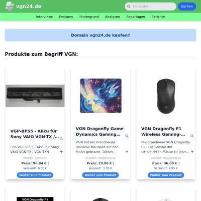 Screenshot vgn24.de