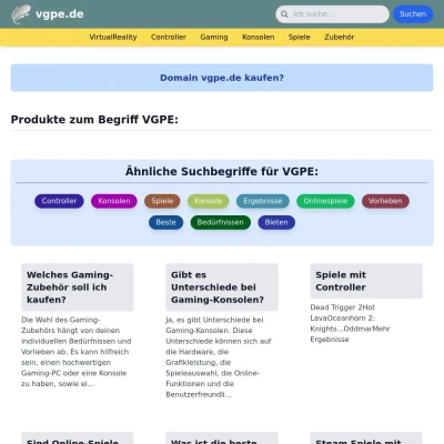 Screenshot vgpe.de