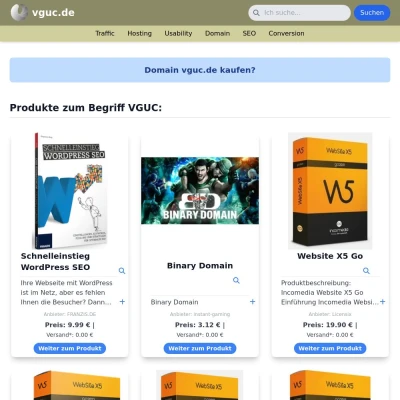 Screenshot vguc.de
