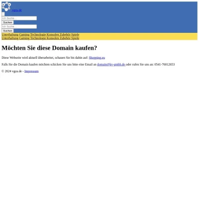 Screenshot vgza.de