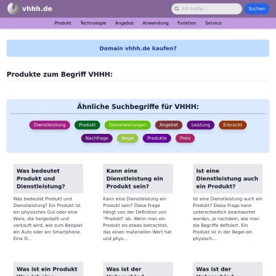 Screenshot vhhh.de