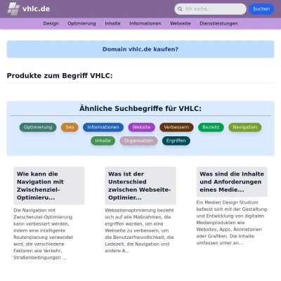 Screenshot vhlc.de