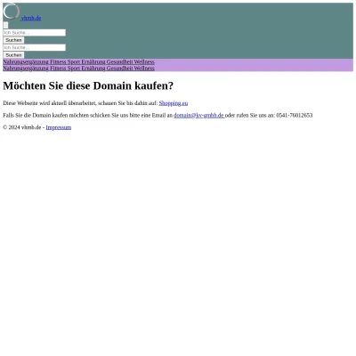 Screenshot vhmb.de