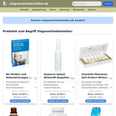 Screenshot viagraonlinebestellen.de