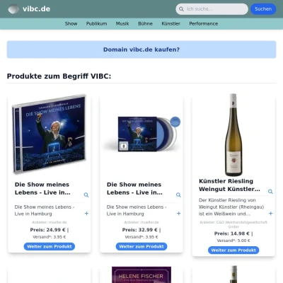 Screenshot vibc.de