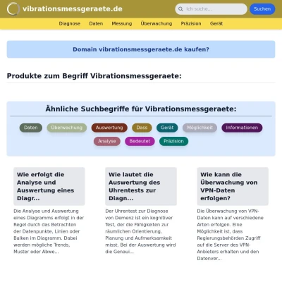 Screenshot vibrationsmessgeraete.de