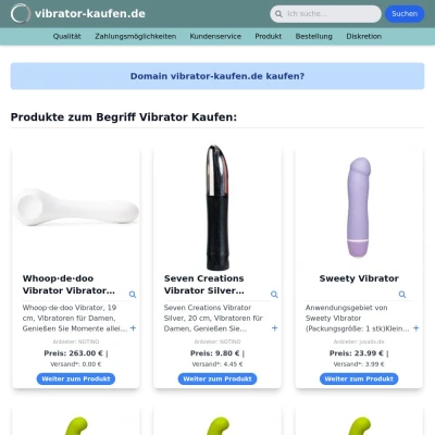 Screenshot vibrator-kaufen.de