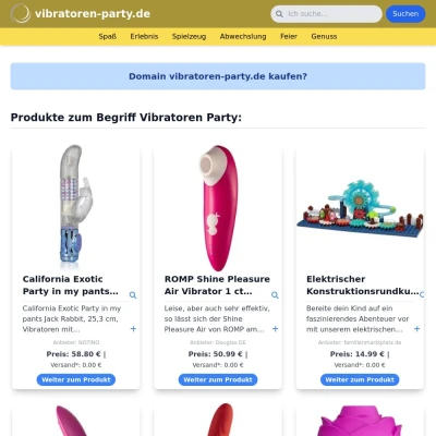 Screenshot vibratoren-party.de