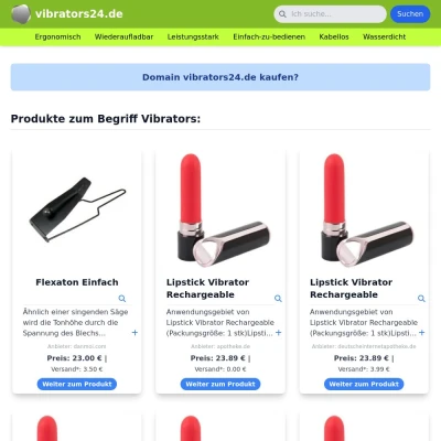 Screenshot vibrators24.de