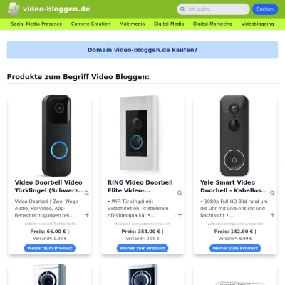 Screenshot video-bloggen.de